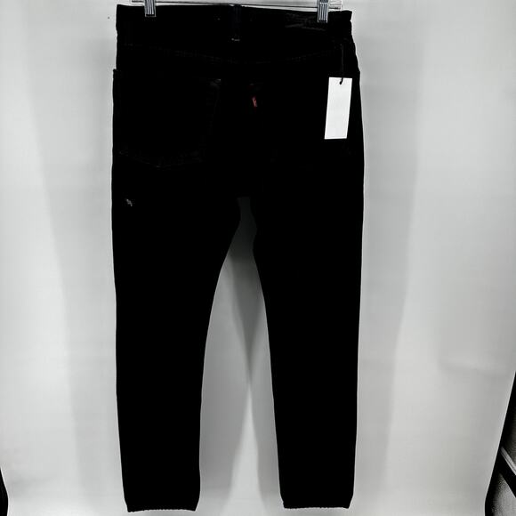 Levi's Re/Done Relaxed Taper Jeans Ankle Mid Rise 100% Cotton Black 28 NWT - Picture 11 of 11